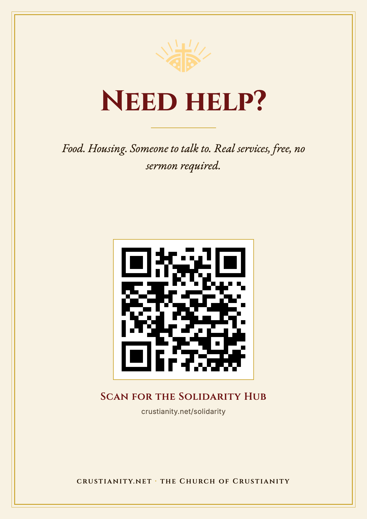 Need help? poster